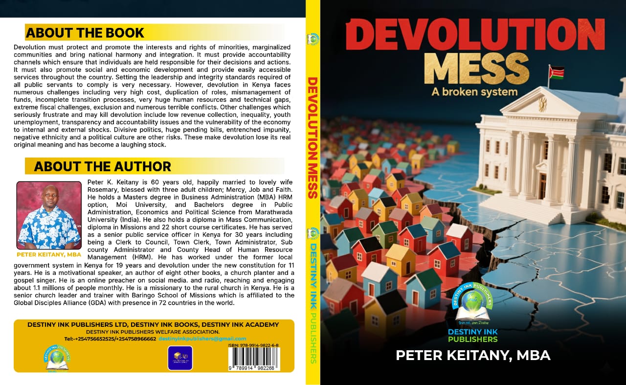 Devolution Mess book by Peter Keitany